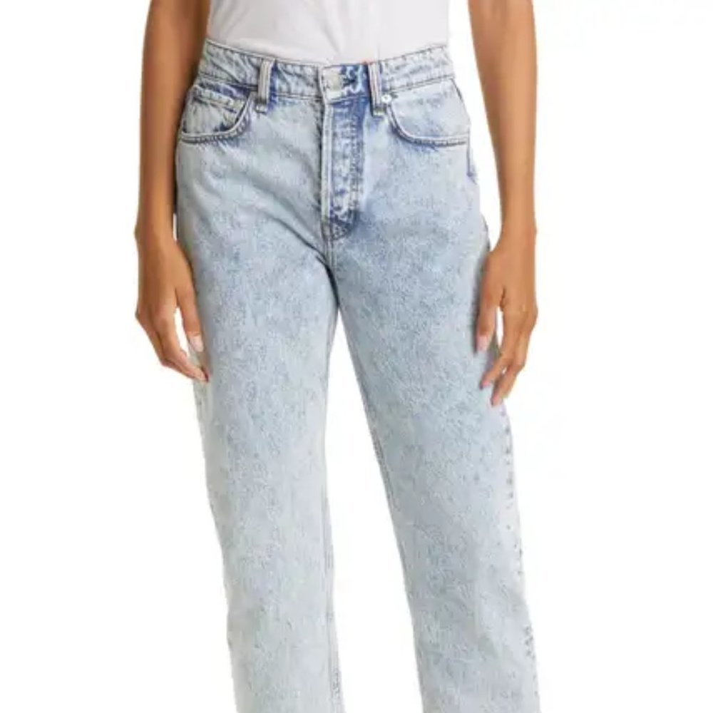 Rag and Bone jeans 29  Maya High Waist Ankle Slim Straight Leg Jeans (Belmar)